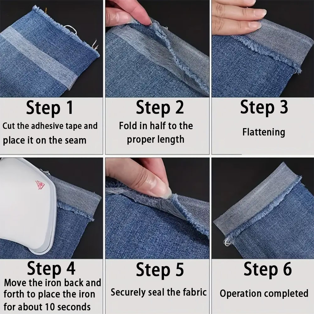 Self-Adhesive Pants Hem Tape E - Interfacing Iron On ulasan dan harga