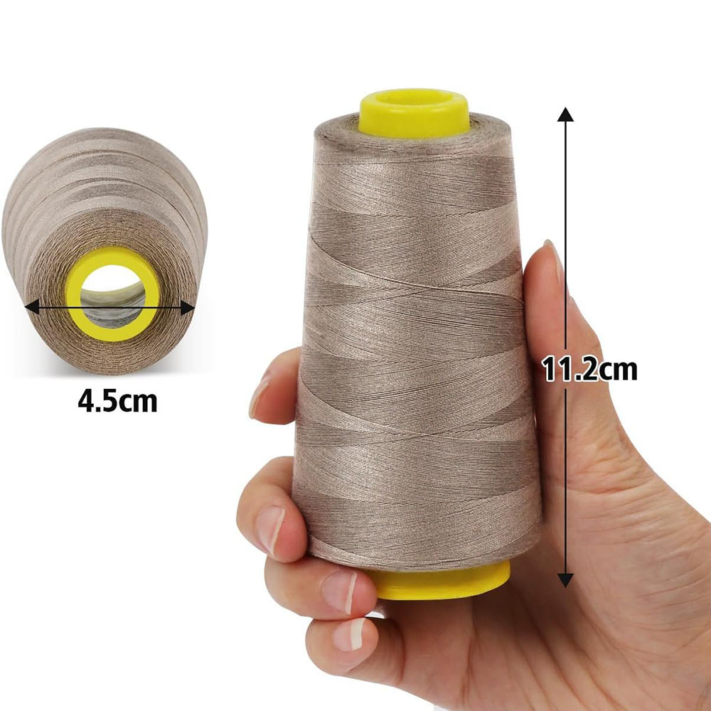 Sewing Thread 100% Polyester S - Serger Thread Cone ulasan dan harga