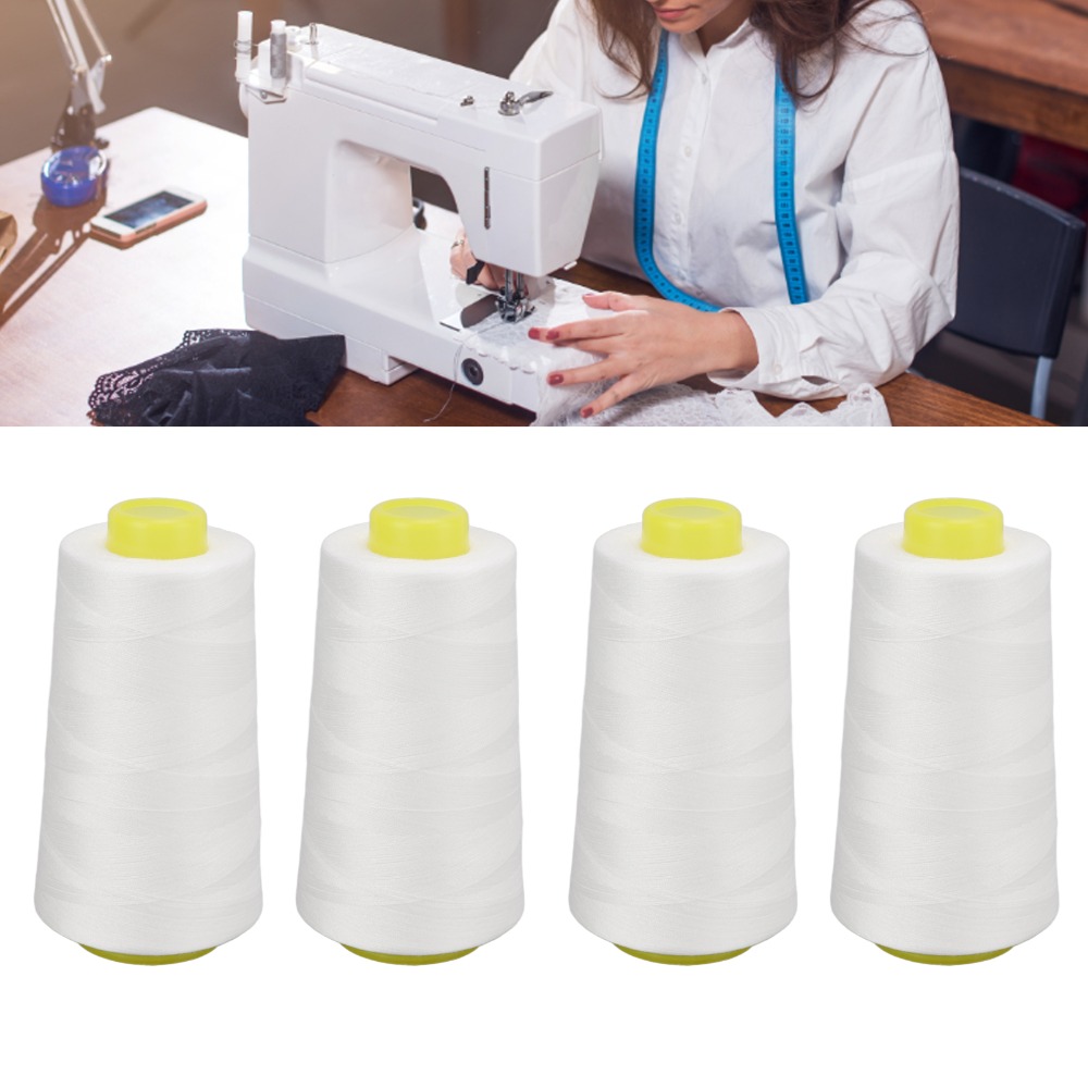 4Pcs 3000 Yards Each Serger Th - Serger Thread Cone ulasan dan harga