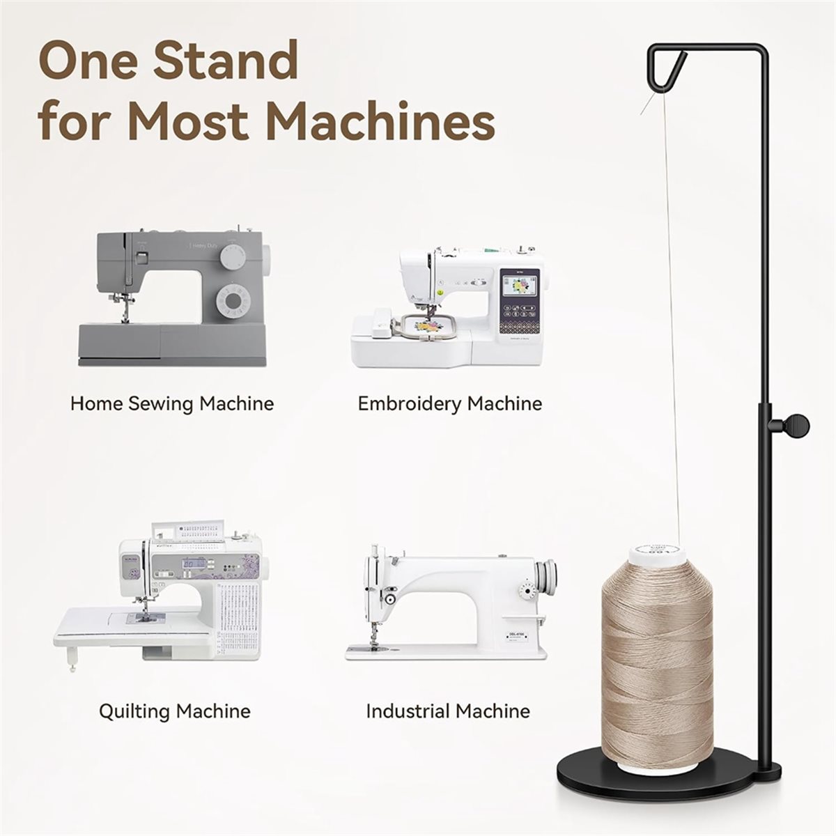 Adjustable Cone Thread Stand S - Serger Thread Cone ulasan dan harga