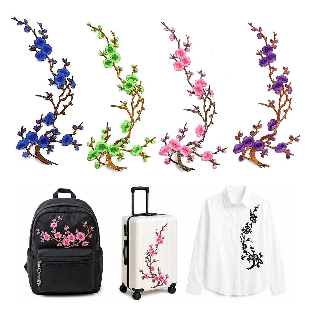DIY Cherry Blossom Iron On Pat - Sewing In Textile ulasan dan harga