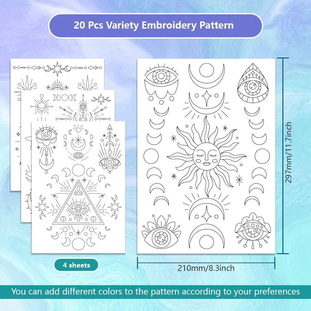 Stick And Stitch Mystical Sun  - Textile Sewing Patterns ulasan dan harga