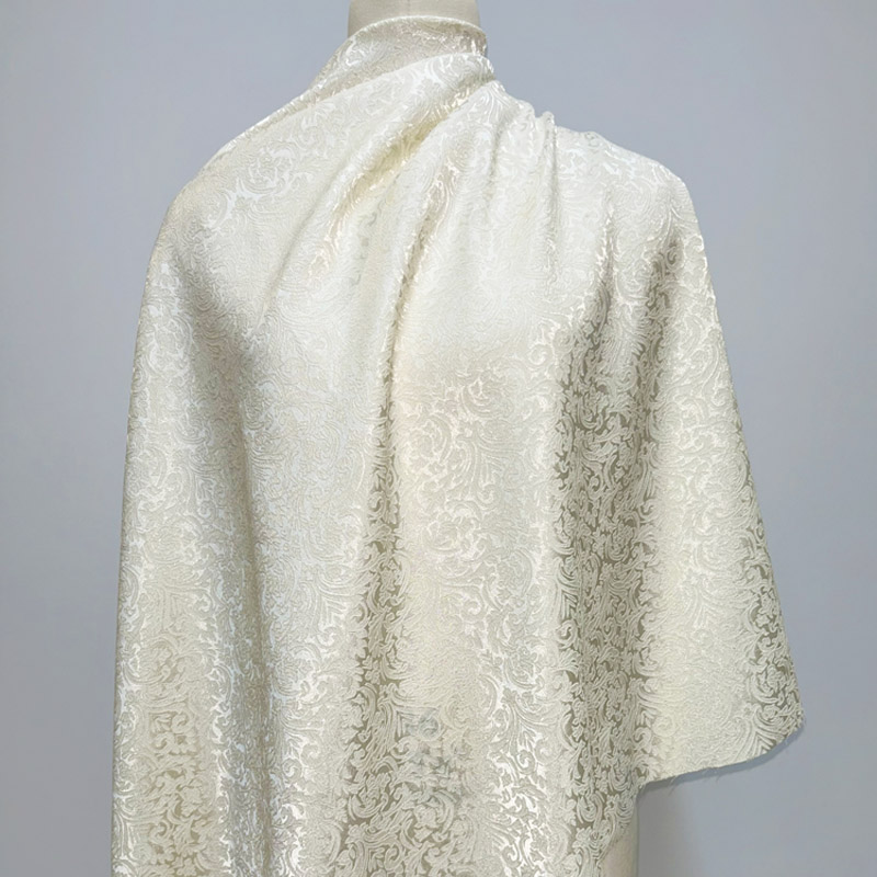 Pre-cut Beige Damask Jacquard  - Textile Sewing Patterns ulasan dan harga