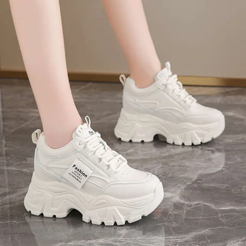New Fashion Platform Sneakers  - Sewing New ulasan dan harga