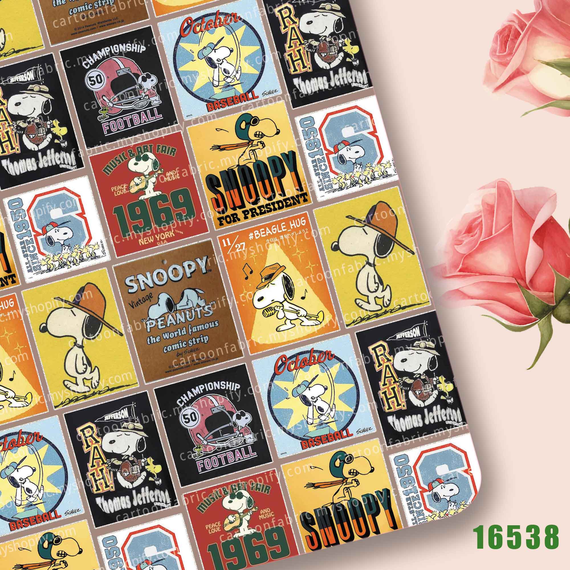 TAKARA TOMY Snoopy Fabric140x5 - Sewing In Textile ulasan dan harga