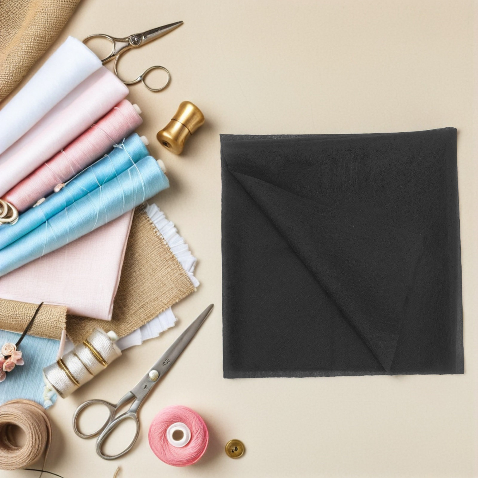 44 Inch X 50 Cm Double Sided F - Interfacing Iron On ulasan dan harga
