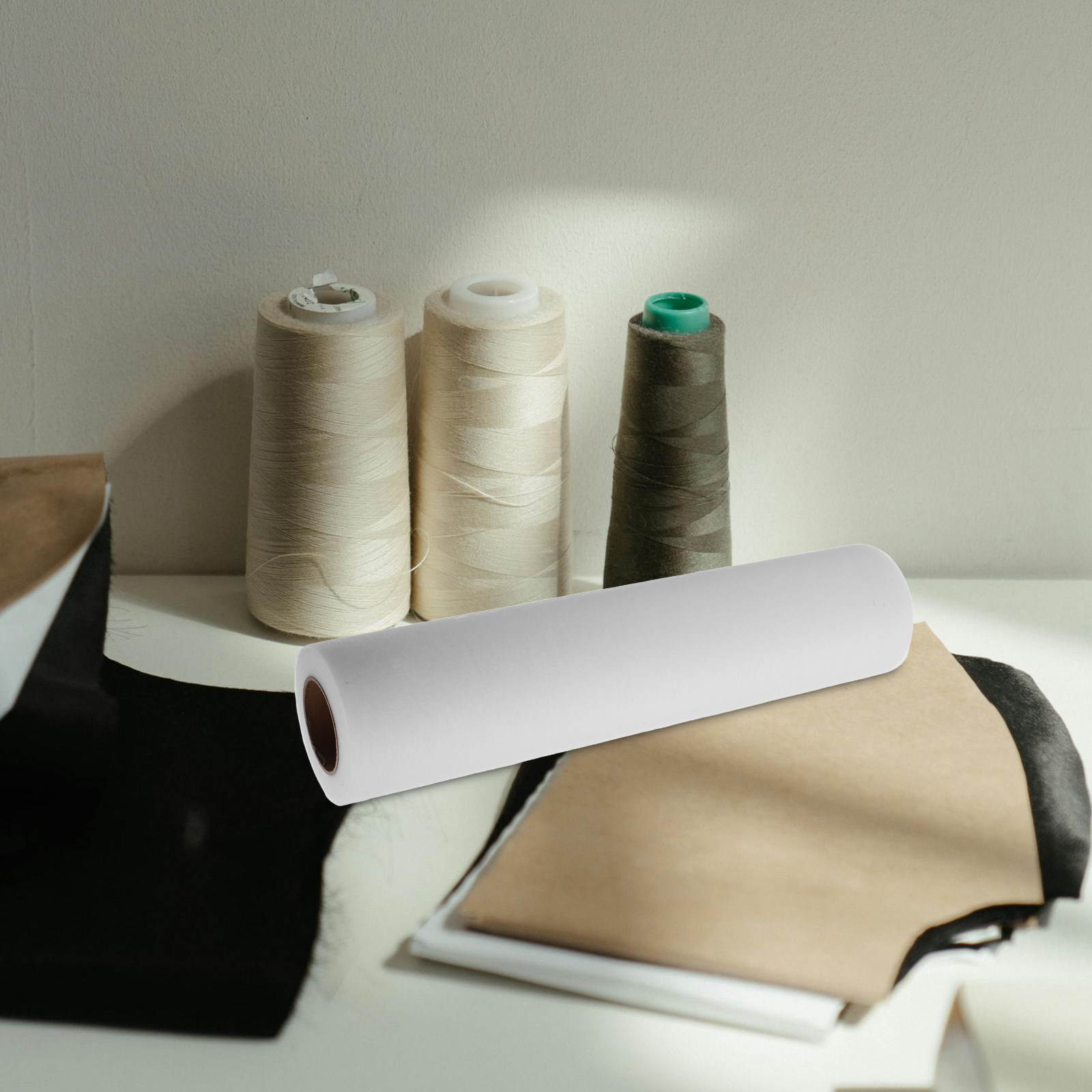 White Double Sided Fusible Int - Interfacing Iron On ulasan dan harga