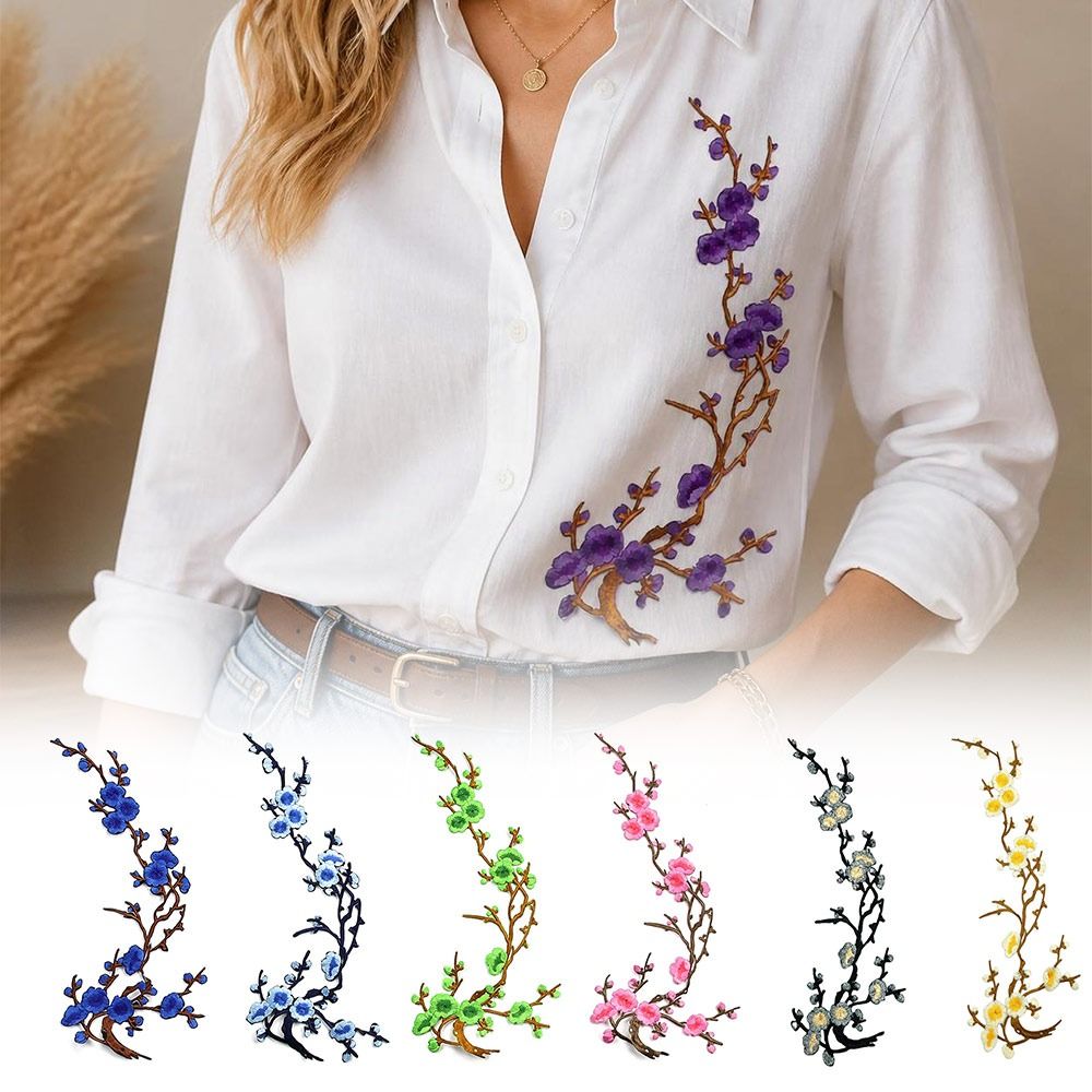 DIY Cherry Blossom Iron On Pat - Sewing In Textile ulasan dan harga