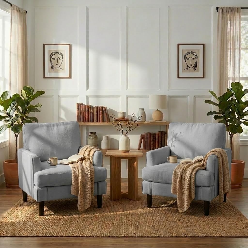 #Accent Chair Set Of  Mid-Cent - Century Textile & Sewing Supply ulasan dan harga