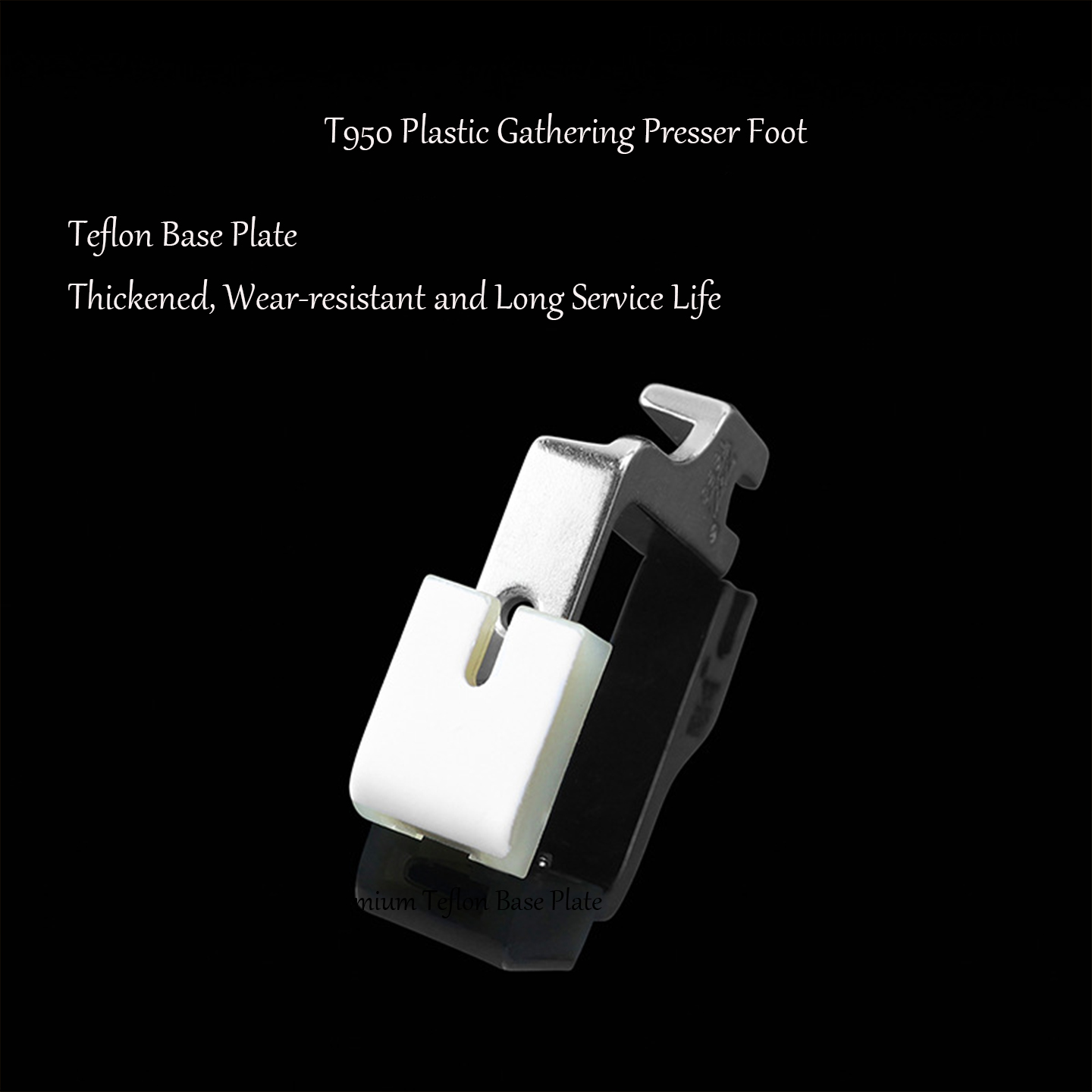 T950 Teflon Plastic Gathering  - Textile Sewing Machines ulasan dan harga