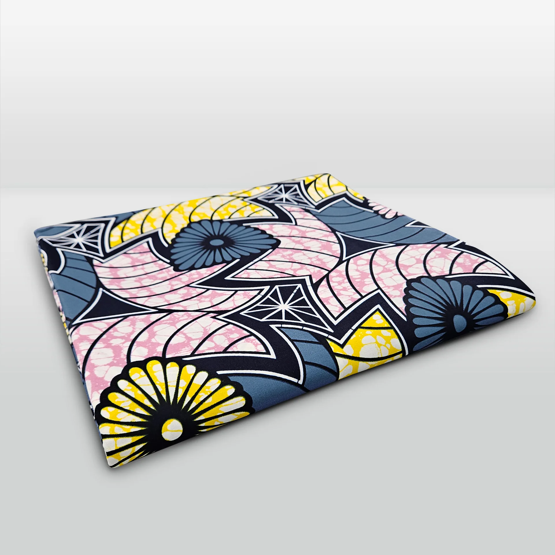Cotton African Waxed Fabric Ye - Sewing Batik Fabric ulasan dan harga