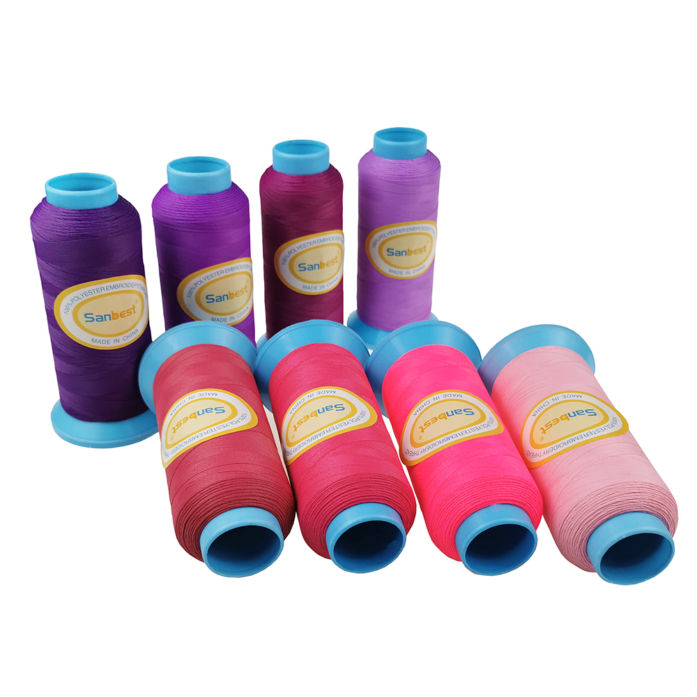 Sanbest Matt Embroidery Thread - Serger Thread Cone ulasan dan harga