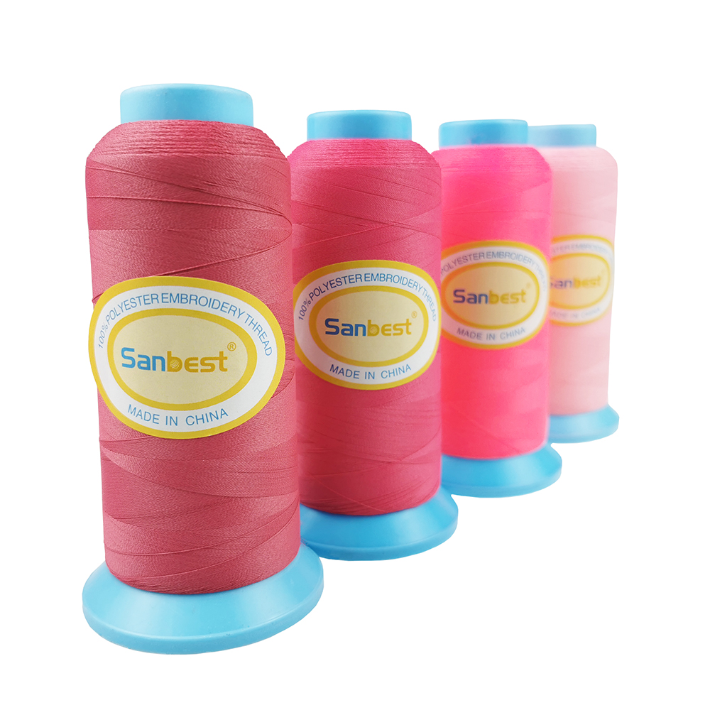 Sanbest Matt Embroidery Thread - Serger Thread Cone ulasan dan harga